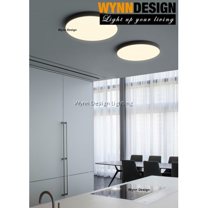 Ikea Style Ceiling Light Black Casing Modern 36W LED Ceiling ...